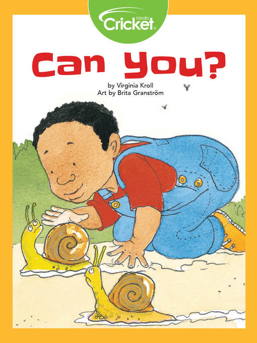 Title details for Can You? by Virginia Kroll - Available